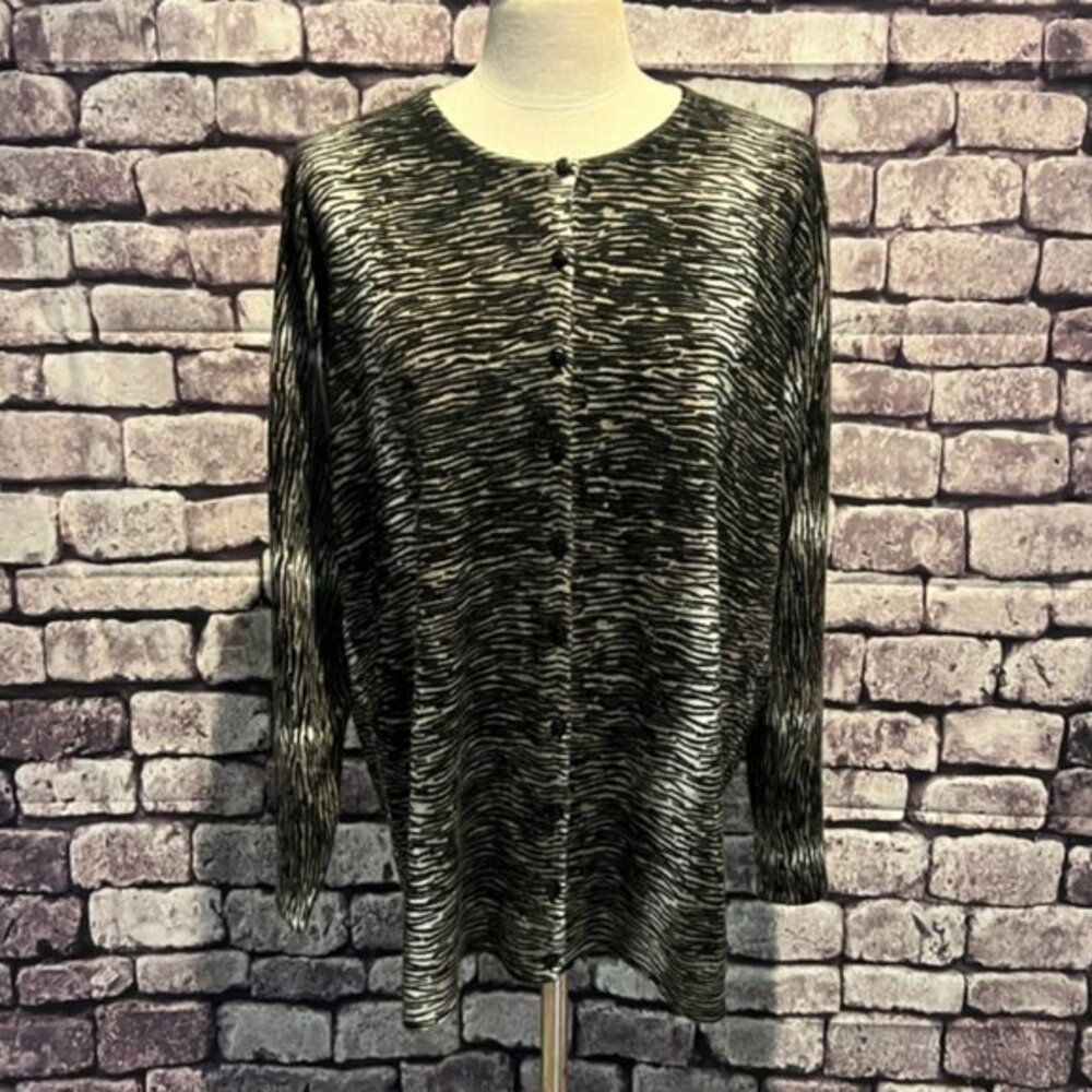 Designers Originals Long Sleeve Cardigan Sweater Size 2X